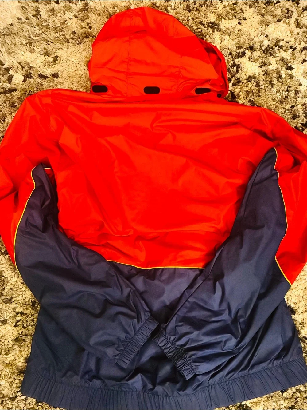 Nike red hooded